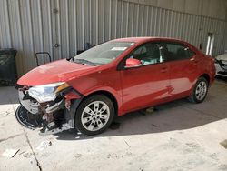 Salvage cars for sale at Franklin, WI auction: 2015 Toyota Corolla L