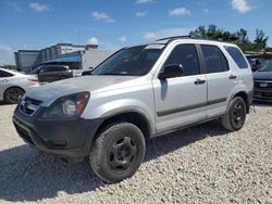 Salvage cars for sale from Copart Opa Locka, FL: 2002 Honda CR-V LX