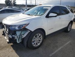 Salvage cars for sale from Copart Rancho Cucamonga, CA: 2021 Chevrolet Equinox LT