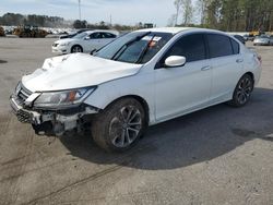 Salvage cars for sale from Copart Dunn, NC: 2015 Honda Accord Sport