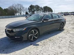 Salvage cars for sale at Loganville, GA auction: 2019 Honda Accord Sport