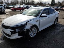 Salvage cars for sale at Portland, OR auction: 2018 KIA Optima LX