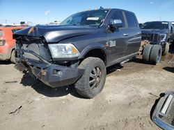 Salvage cars for sale from Copart Brighton, CO: 2014 Dodge 3500 Laramie