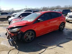 Salvage cars for sale from Copart Louisville, KY: 2015 Ford Focus ST