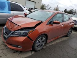 Salvage cars for sale at Woodburn, OR auction: 2022 Nissan Leaf SV