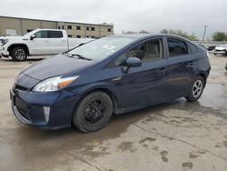 Salvage cars for sale from Copart Wilmer, TX: 2013 Toyota Prius