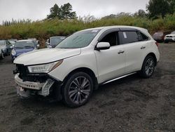 Salvage cars for sale at Kapolei, HI auction: 2017 Acura MDX Technology