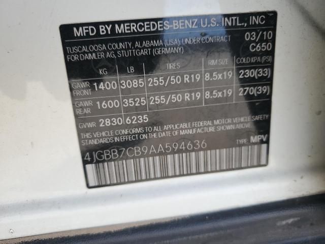 2010 Mercedes-Benz ML 550 4matic