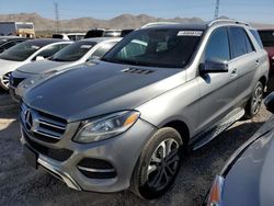 Mercedes-Benz salvage cars for sale: 2016 Mercedes-Benz GLE 350