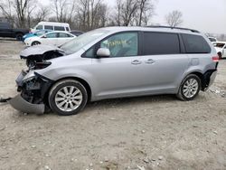 Salvage cars for sale from Copart Cicero, IN: 2011 Toyota Sienna LE