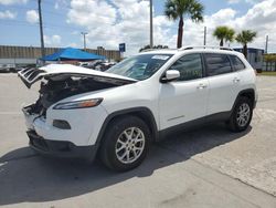 Salvage cars for sale from Copart Miami, FL: 2015 Jeep Cherokee Latitude
