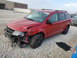 Salvage cars for sale from Copart Kansas City, KS: 2018 Dodge Journey SE