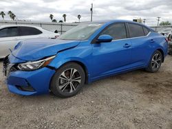 Salvage cars for sale from Copart Mercedes, TX: 2021 Nissan Sentra SV