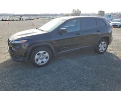 Jeep salvage cars for sale: 2014 Jeep Cherokee Sport