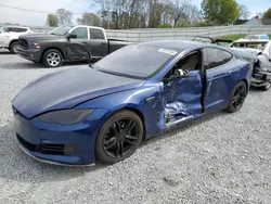 Salvage cars for sale at Gastonia, NC auction: 2016 Tesla Model S
