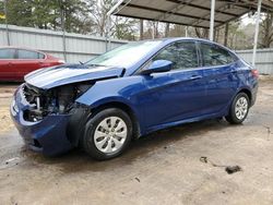 Salvage cars for sale at Austell, GA auction: 2017 Hyundai Accent SE