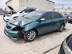 Salvage cars for sale from Copart Haslet, TX: 2009 Toyota Corolla Base