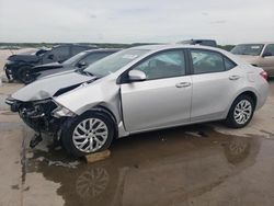 Toyota Corolla L salvage cars for sale: 2018 Toyota Corolla L