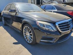 Salvage cars for sale at Bakersfield, CA auction: 2015 Mercedes-Benz S 550