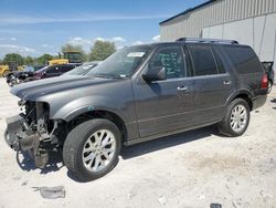Salvage cars for sale at Apopka, FL auction: 2017 Ford Expedition Limited