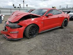 Salvage cars for sale at Mercedes, TX auction: 2022 Ford Mustang GT