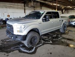 Salvage cars for sale at Denver, CO auction: 2016 Ford F150 Supercrew