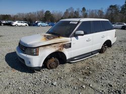 Salvage cars for sale at Mebane, NC auction: 2012 Land Rover Range Rover Sport HSE Luxury