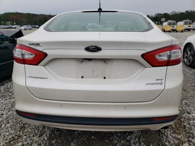 2013 Ford Fusion SE Hybrid