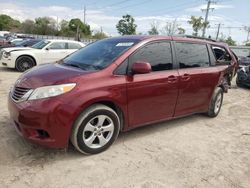 Salvage cars for sale from Copart Riverview, FL: 2015 Toyota Sienna LE