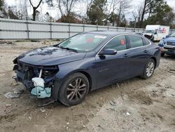 Salvage cars for sale at Hampton, VA auction: 2016 Chevrolet Malibu LT