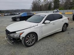 Infiniti Q50 Base salvage cars for sale: 2015 Infiniti Q50 Base