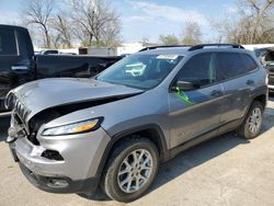 Salvage cars for sale at Bridgeton, MO auction: 2017 Jeep Cherokee Sport