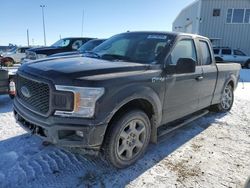 Salvage cars for sale from Copart Nisku, AB: 2018 Ford F150 Super Cab