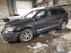 Salvage cars for sale at Eldridge, IA auction: 2015 Dodge Journey SXT