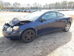 Pontiac salvage cars for sale: 2008 Pontiac G6 GT