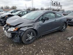 Salvage cars for sale at Columbus, OH auction: 2012 Honda Civic LX