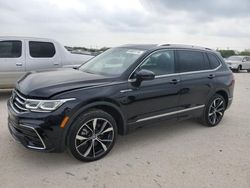 Salvage cars for sale at San Antonio, TX auction: 2022 Volkswagen Tiguan SEL R-Line