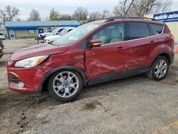 Salvage cars for sale at Wichita, KS auction: 2013 Ford Escape SEL