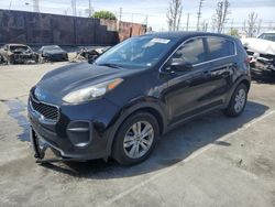 Salvage cars for sale from Copart Wilmington, CA: 2017 KIA Sportage LX