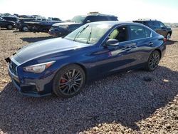 Salvage cars for sale at auction: 2018 Infiniti Q50 RED Sport 400