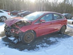 Salvage cars for sale from Copart Bowmanville, ON: 2012 Ford Focus Titanium