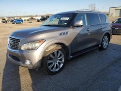 Salvage cars for sale at Kansas City, KS auction: 2013 Infiniti QX56