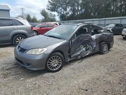 Salvage cars for sale from Copart Midway, FL: 2005 Honda Civic EX