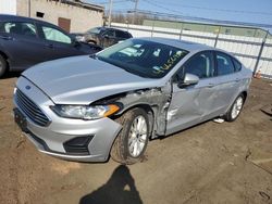Salvage cars for sale at New Britain, CT auction: 2019 Ford Fusion SE