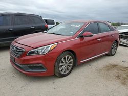 Salvage cars for sale at San Antonio, TX auction: 2017 Hyundai Sonata Sport