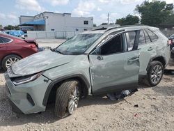 Salvage cars for sale from Copart Opa Locka, FL: 2023 Toyota Rav4 XLE Premium