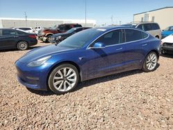 Salvage cars for sale from Copart Phoenix, AZ: 2019 Tesla Model 3