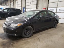 Honda Civic LX salvage cars for sale: 2012 Honda Civic LX