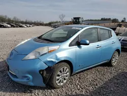 Nissan salvage cars for sale: 2015 Nissan Leaf S