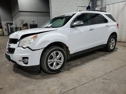 Salvage cars for sale from Copart Ham Lake, MN: 2012 Chevrolet Equinox LT